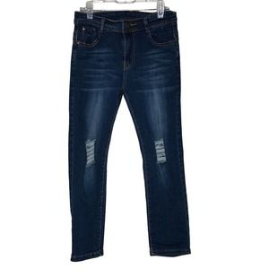 FREDD MARSHALL Boys Stretch Ripped Jeans, Size 8